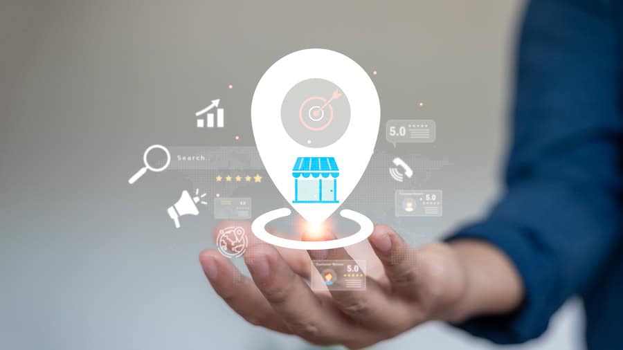 local SEO strategy for small business concept