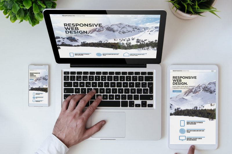 office tabletop cool responsive design website online marketing Boca Raton
